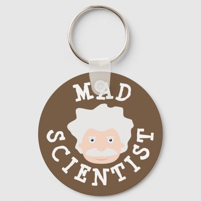 Mad Scientist Key Ring (Front)
