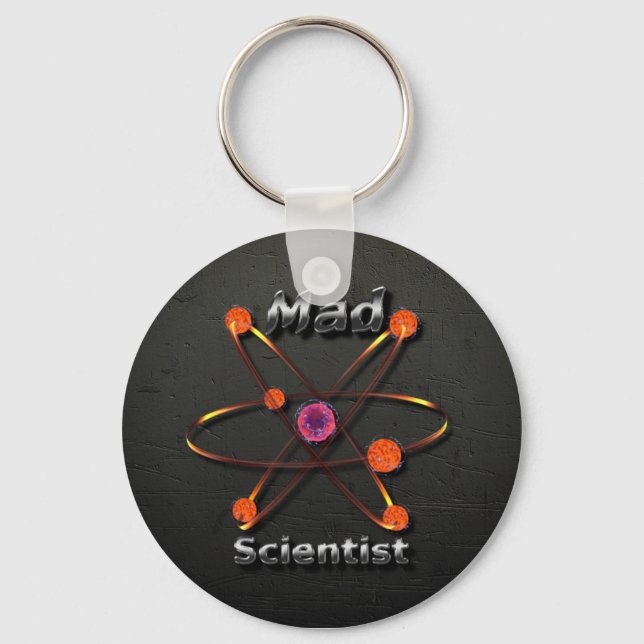 Mad Scientist Key Ring (Front)