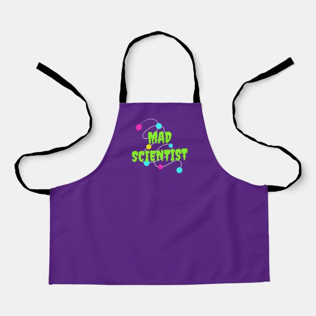 Mad Scientist Kids' Apron (Front)