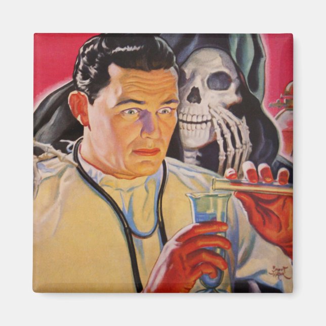 Mad Scientist Magnet (Front)