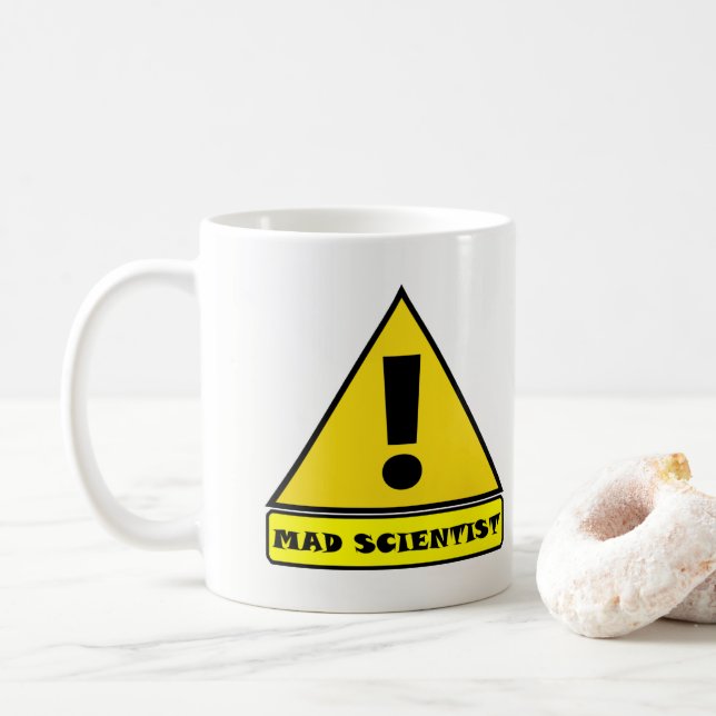 Mad Scientist Mug (With Donut)