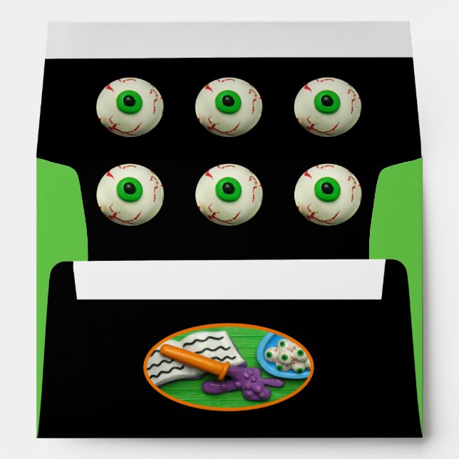 Mad Scientist Party Envelopes (Back (Bottom))