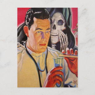 Mad Scientist Postcard