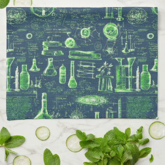 Mad Scientist’s ingenious blueprint  Tea Towel