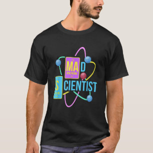 Mad Scientist Science For Child Boys Girls Costum T-Shirt