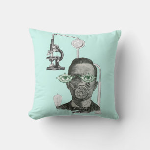 Mad Scientist SCIENCE MAJOR SCIENCE 1930'S ADS Cushion