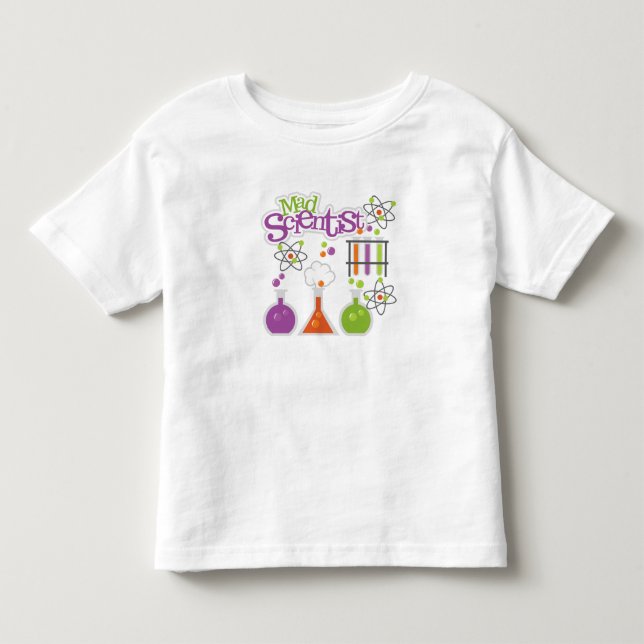 Mad Scientist Toddler T-Shirt (Front)
