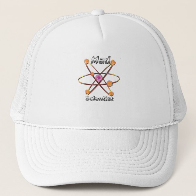 Mad Scientist Trucker Hat (Front)