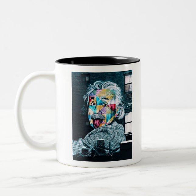 Mad Scientist Two-Tone Coffee Mug (Left)