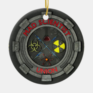 Mad Scientist Union Ceramic Tree Decoration