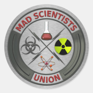Mad Scientist Union Classic Round Sticker