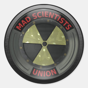 Mad Scientist Union Classic Round Sticker