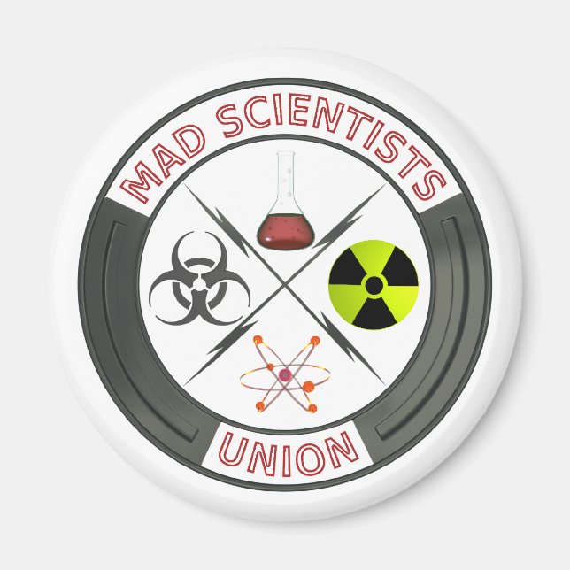 Mad Scientist Union Magnet (Front)