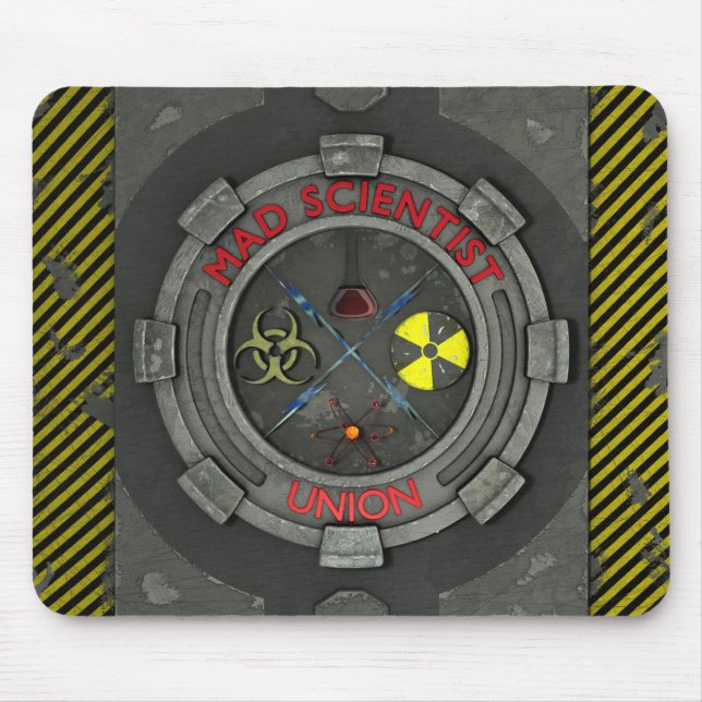 Mad Scientist Union Mouspad Mouse Mat (Front)
