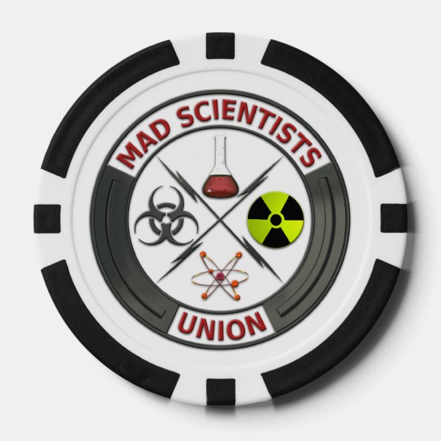 Mad Scientist Union Poker Chips (Front)