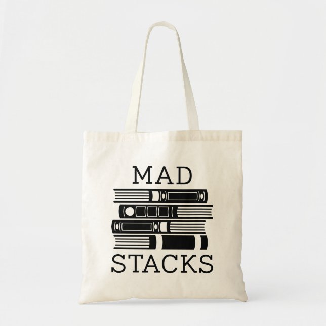 Mad Stacks Tote Bag (Front)