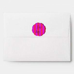 MAD TEA PARTY-EAT ME-Party Invitation Envelope