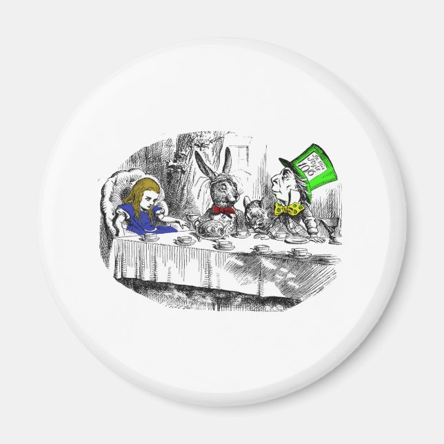 Mad Tea Party Magnet (Front)
