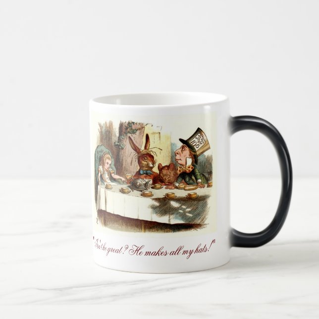 Mad Tea Party - personalised Magic Mug (Right)