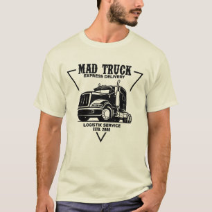 Mad Truck Logistic Service Mens T-Shirt
