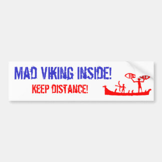 Mad Viking Bumper Sticker