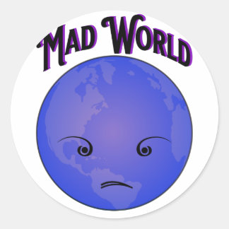 Mad - World - Sticker