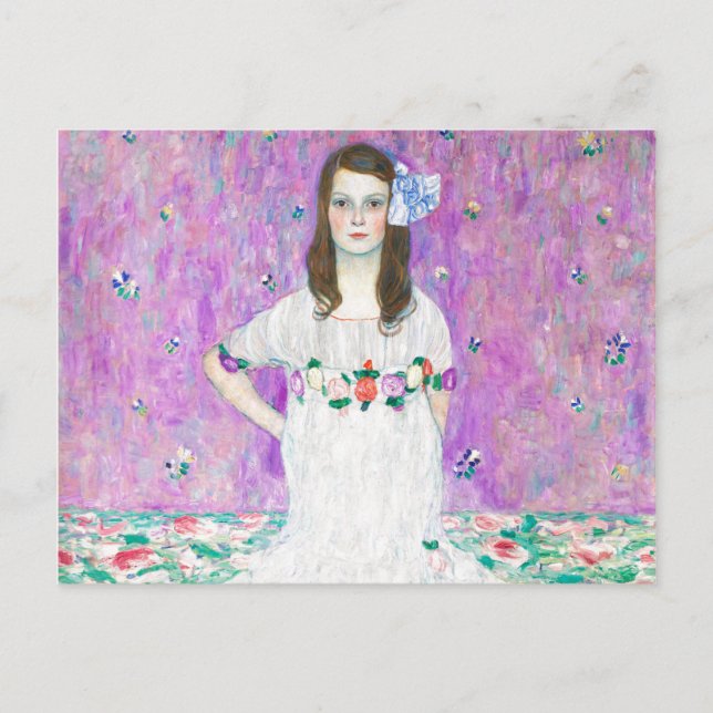 Mada Primavesi by Gustav Klimt Painting Artwork Postcard (Front)