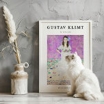 Mada Primavesi by Gustav Klimt Vintage Art Nouveau Poster<br><div class="desc">This captivating poster captures the essence of Gustav Klimt's Art Nouveau masterpiece,  "Portrait of Mäda Primavesi." Immerse yourself in the delicate floral motifs that define Klimt's iconic style.

Bring a touch of Viennese elegance to your home with this vintage-inspired poster.</div>