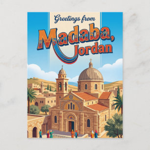 Madaba Jordan Postcard