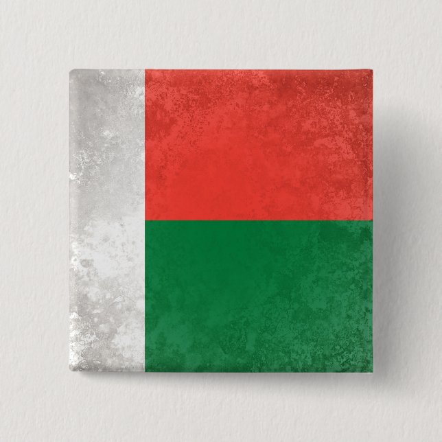 Madagascar 15 Cm Square Badge (Front)