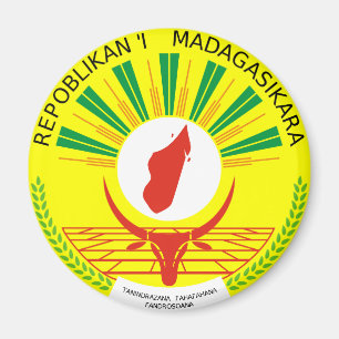 Madagascar Coat Of Arms Magnet
