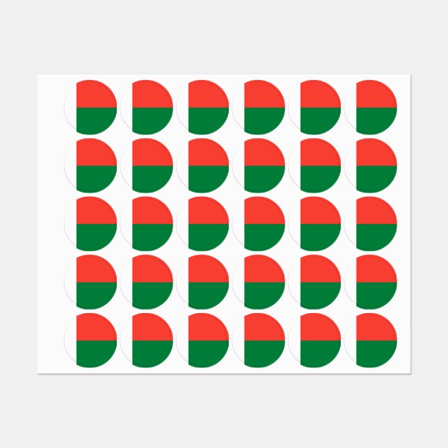 Madagascar flag (Sheet)