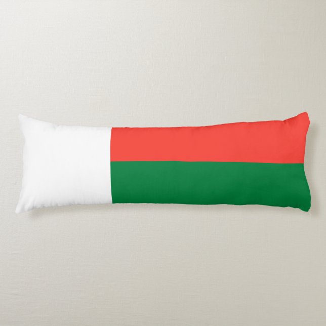 Madagascar Flag Body Cushion (Front)