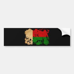 Madagascar Flag Bumper Sticker