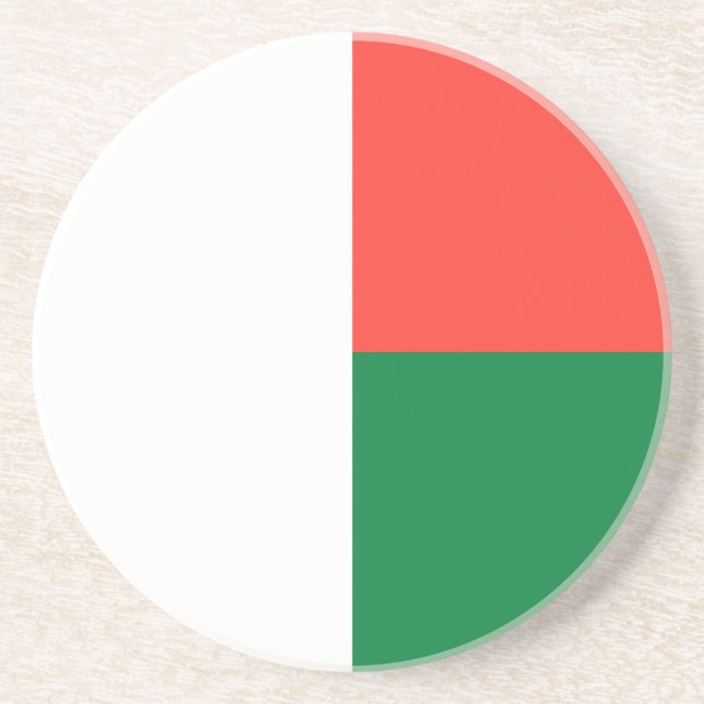 Madagascar Flag Coaster (Front)