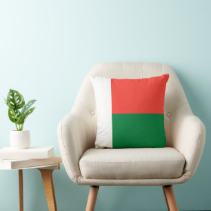 Madagascar flag cushion