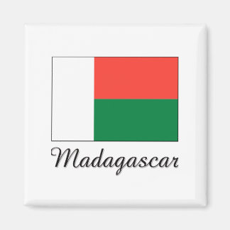 Madagascar Flag Design Magnet
