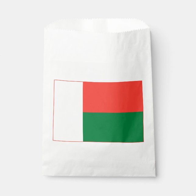 Madagascar Flag Favour Bags (Front)