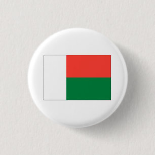 Madagascar FLAG International 3 Cm Round Badge