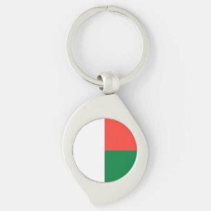 Madagascar Flag Key Ring