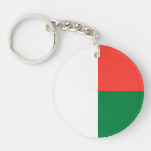 Madagascar Flag Key Ring