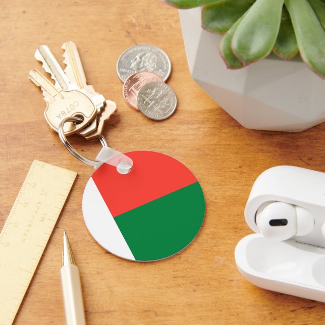 Madagascar flag key ring (Desk)