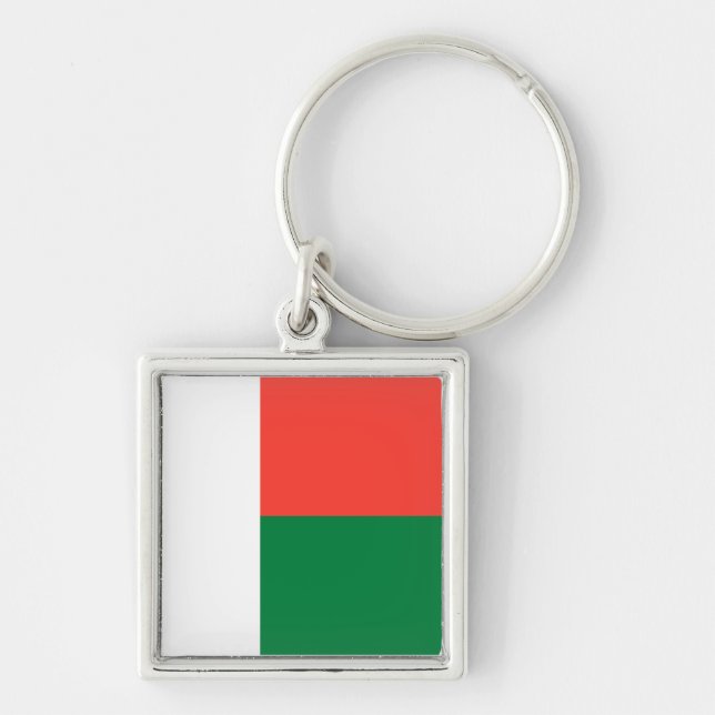 Madagascar Flag Keychain (Front)