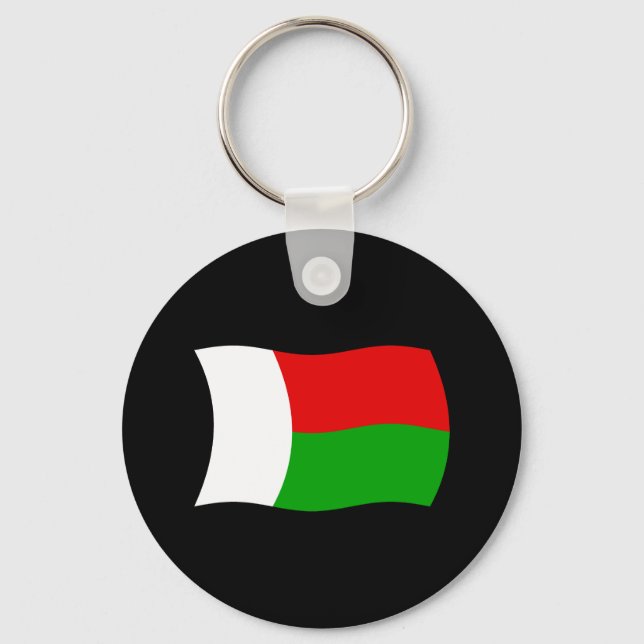 Madagascar Flag Keychain (Front)