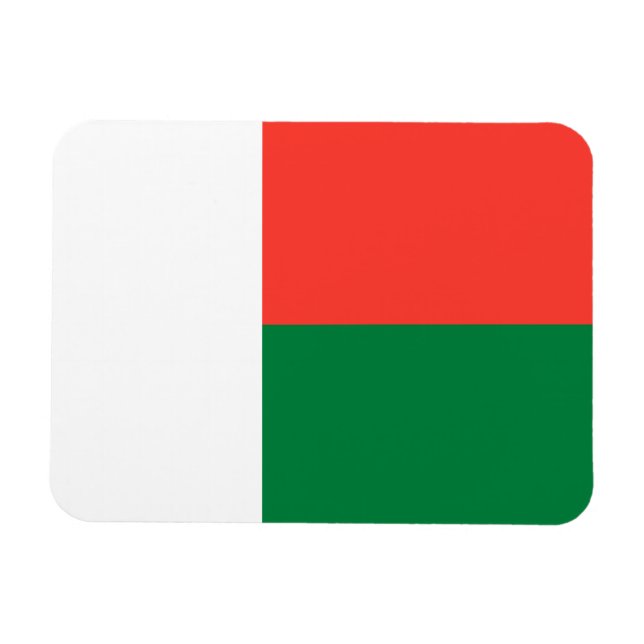 Madagascar Flag Magnet (Horizontal)