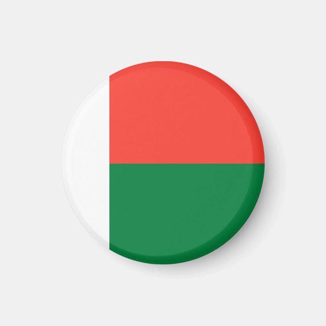 Madagascar flag magnet (Front)