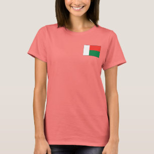 Madagascar Flag + Map T-Shirt