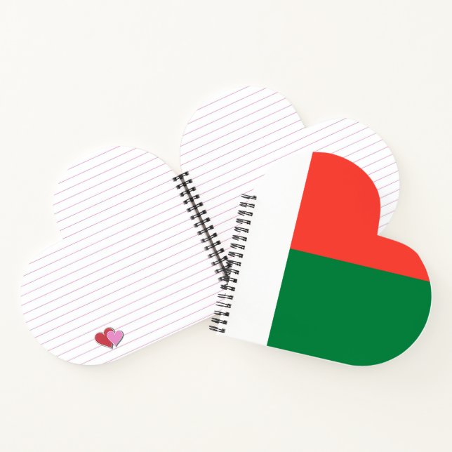 Madagascar flag notebook (Inside)