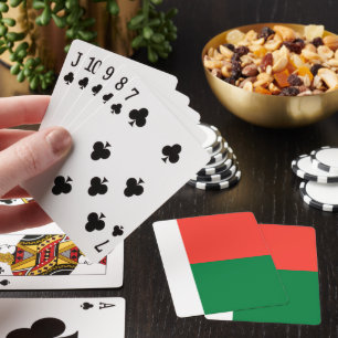 Madagascar flag playing cards