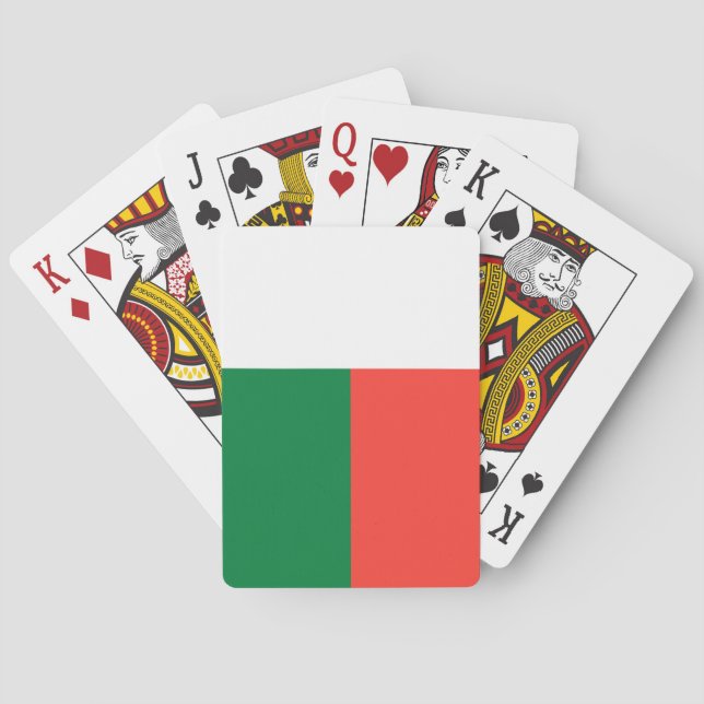 Madagascar Flag Playing Cards (Back)